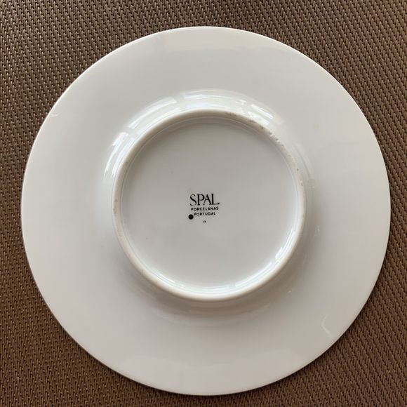 RARE Set of 4 SPAL Anthropologie Porcelain Geisha Saucer Plates Portugal Made 6" - Picture 6 of 12